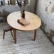 Oval farmhouse table oak 1960