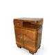 Tables de chevet Art déco italiennes en noyer, années 1940.