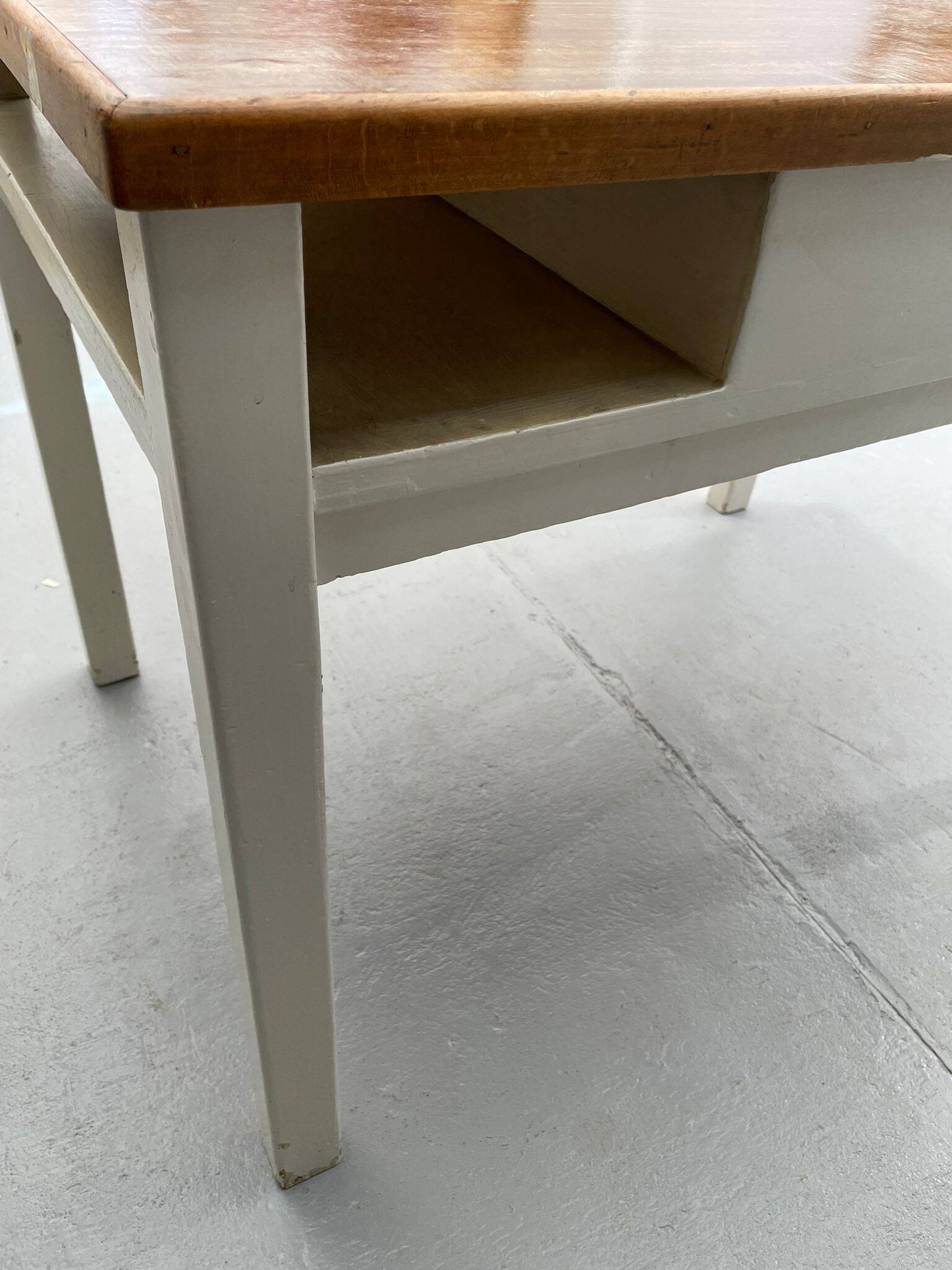 Vintage Writing Desk with Drawer, Czechoslovakia, ca. 1950s–60s