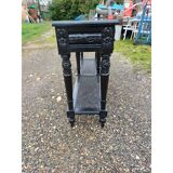 Napoleon III style wooden and cane console