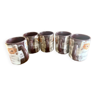 70s stoneware cups