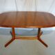 Mr. Larsen Laurits blond teak Scandinavian extensible table