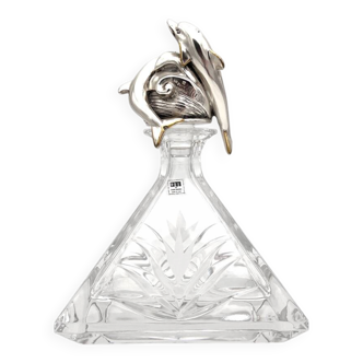 Crystal Carafe Mario CIONI & Orfèvrerie KRISA (3.2kg) – Signed