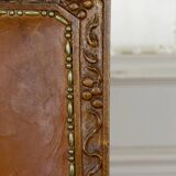 Set of 6 Art Deco carved walnut chairs, Circa 1920