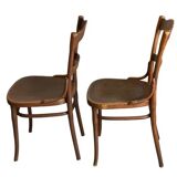 Rare set of Thonet-Mundus antique chairs, circa 1920 – elegance of Viennese Secession in bent wood.