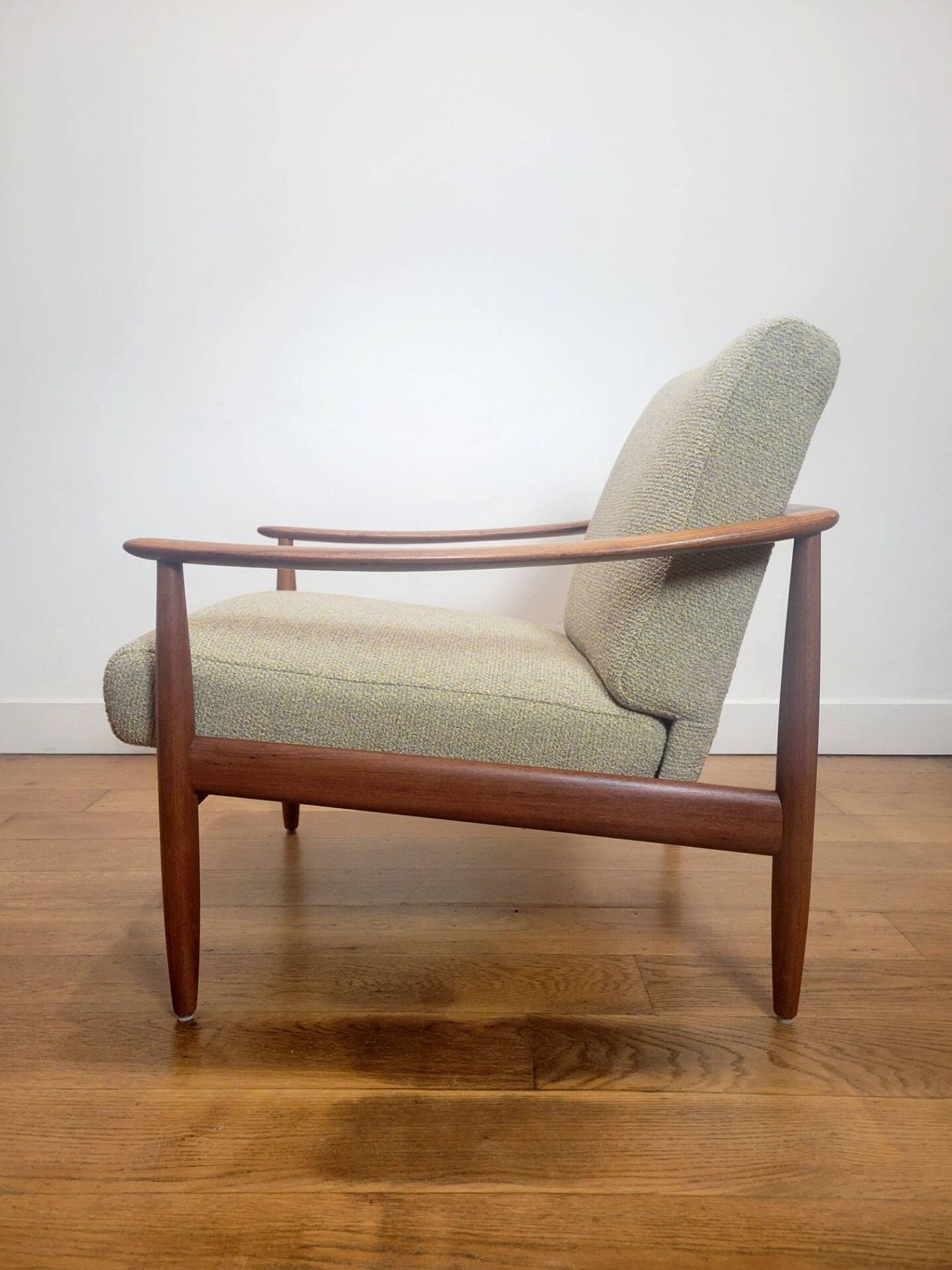 Vintage lounge chair in teak by Carl Straub, 1960