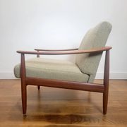 Vintage lounge chair in teak by Carl Straub, 1960