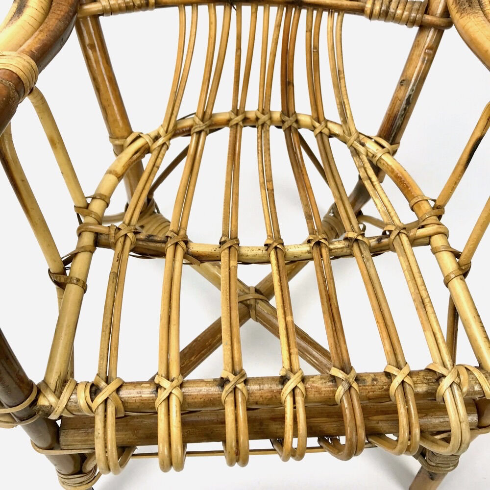 Children's rattan armchair