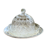 Crystal dish and bell