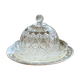 Plat et cloche en cristal