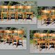 Set 6 chairs bistro Classic Horgen-Glarus Switzerland 30s/50s