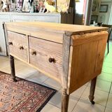 Old stripped trade furniture Console Counter Commode