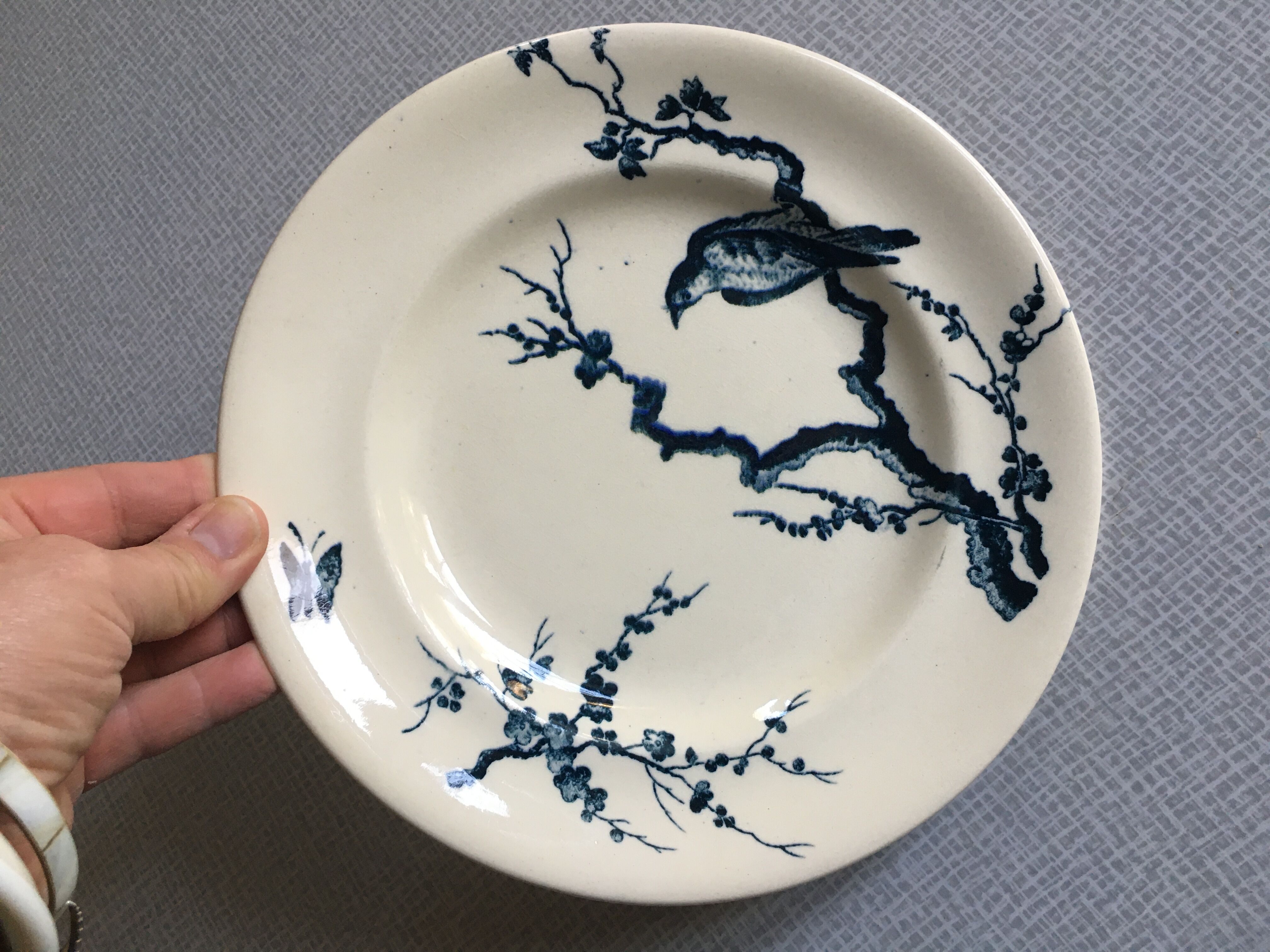 Japanese Longwy plate