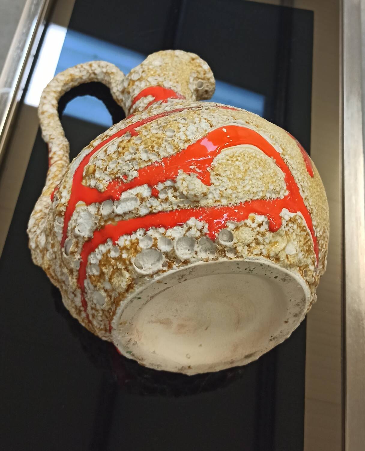 Ceramic vase from Vallauris, 70's