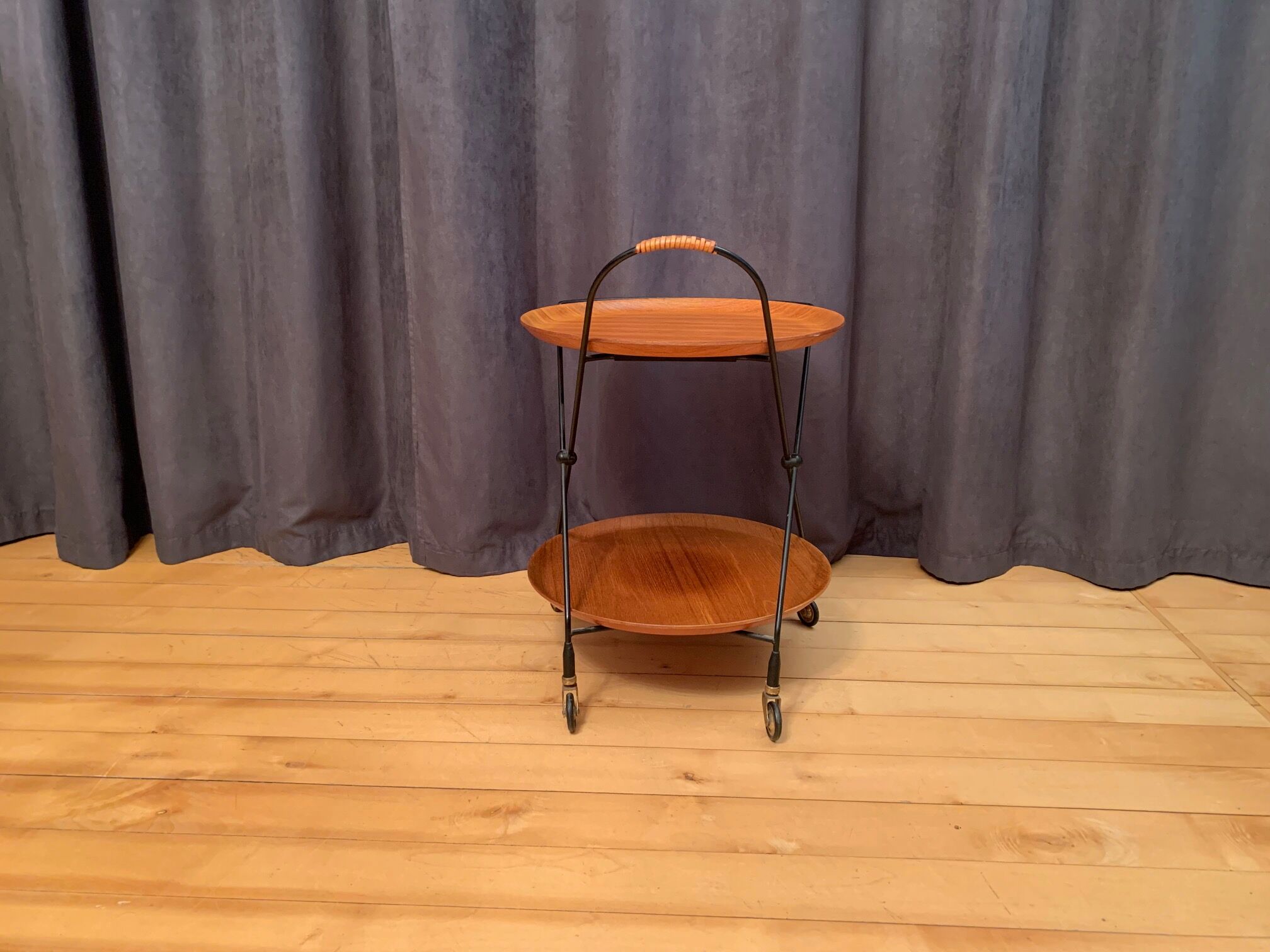 Bar trolley by Åry Fanérprodukter Nybro Sweden 1960s