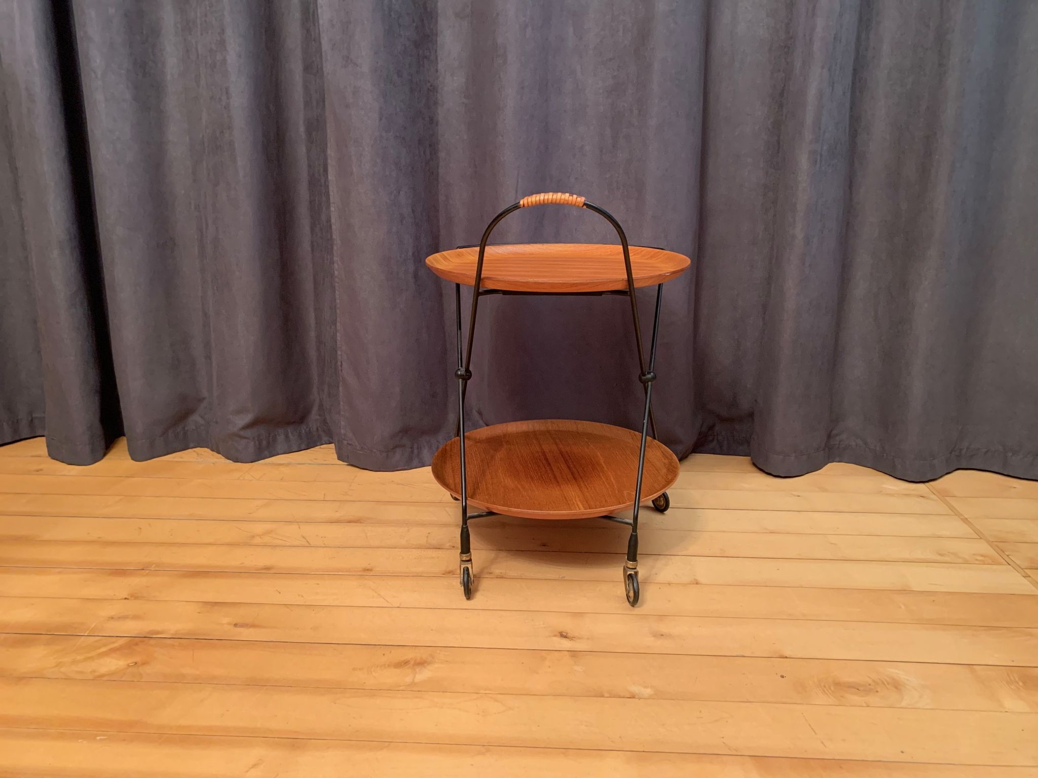 Bar trolley by Åry Fanérprodukter Nybro Sweden 1960s