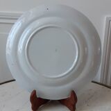 Decorative hand-painted ceramic plate 50s-60s