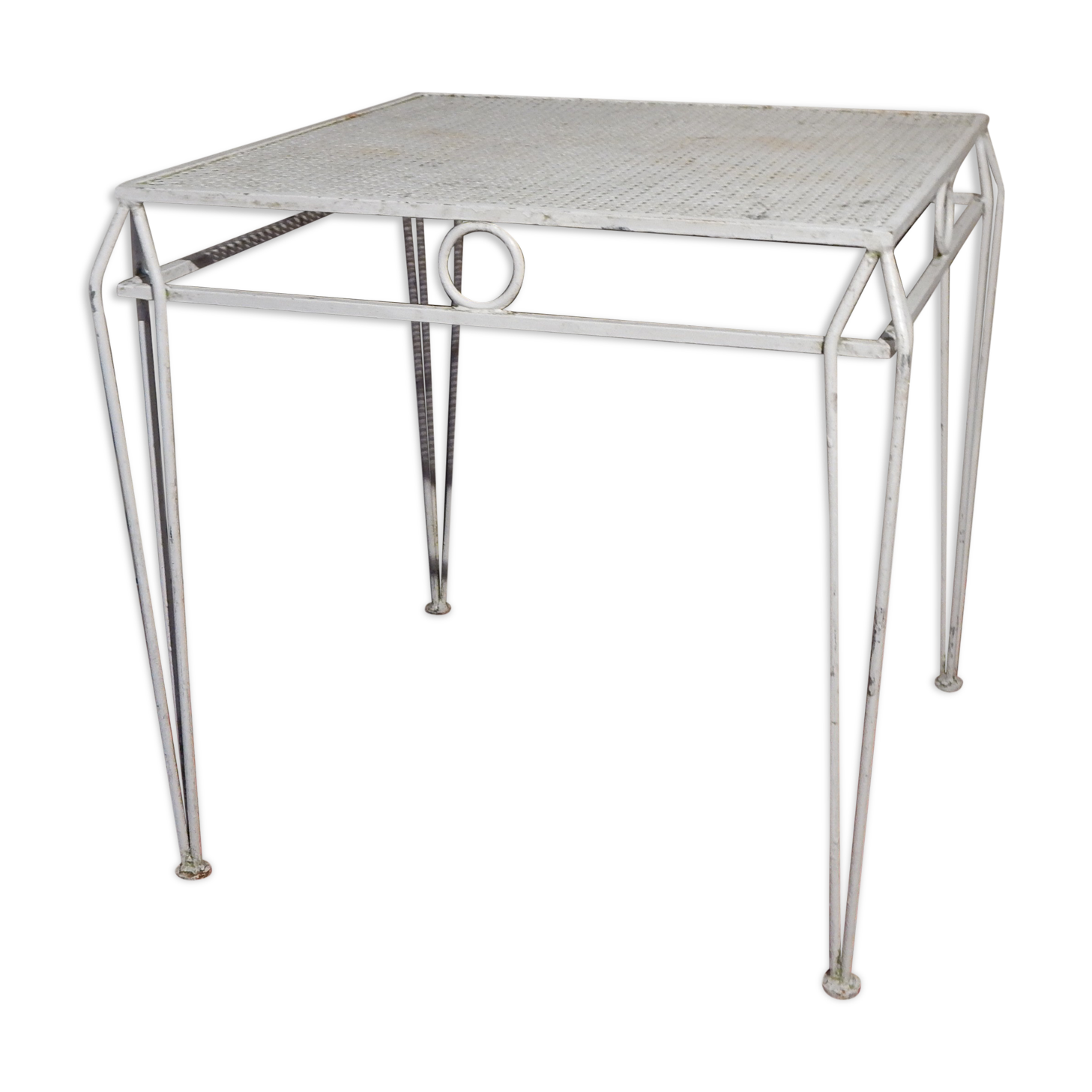 Mategot design garden table metal, 50/60