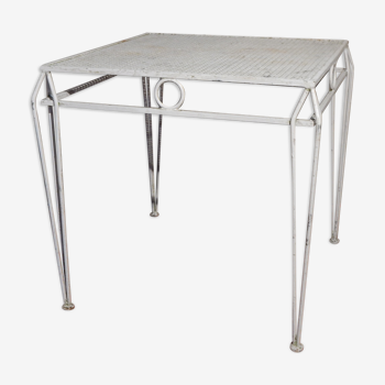 Table jardin metal design Mategot, années 50/60