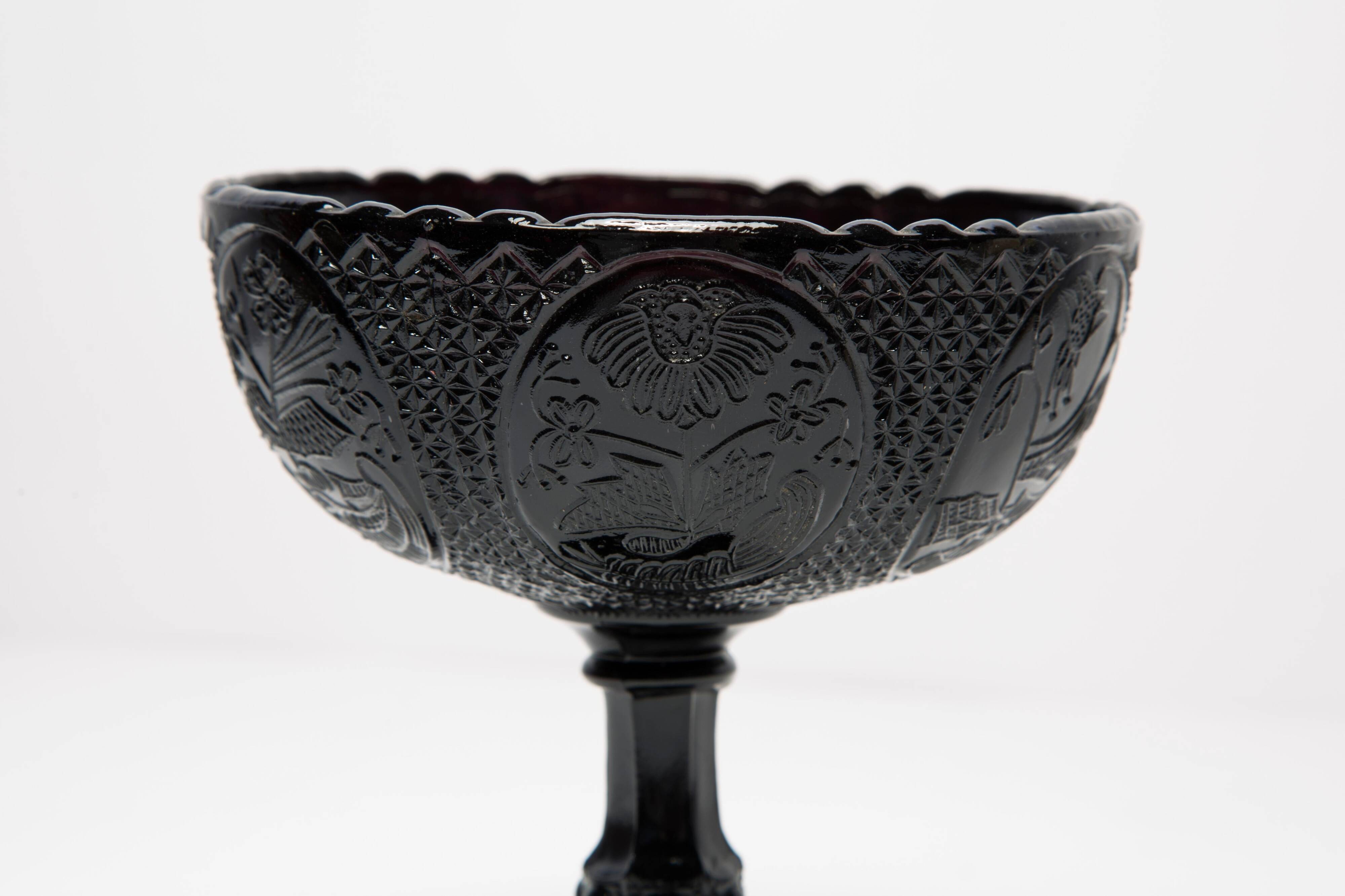 Vintage black decorative plate, Italy, 1960s