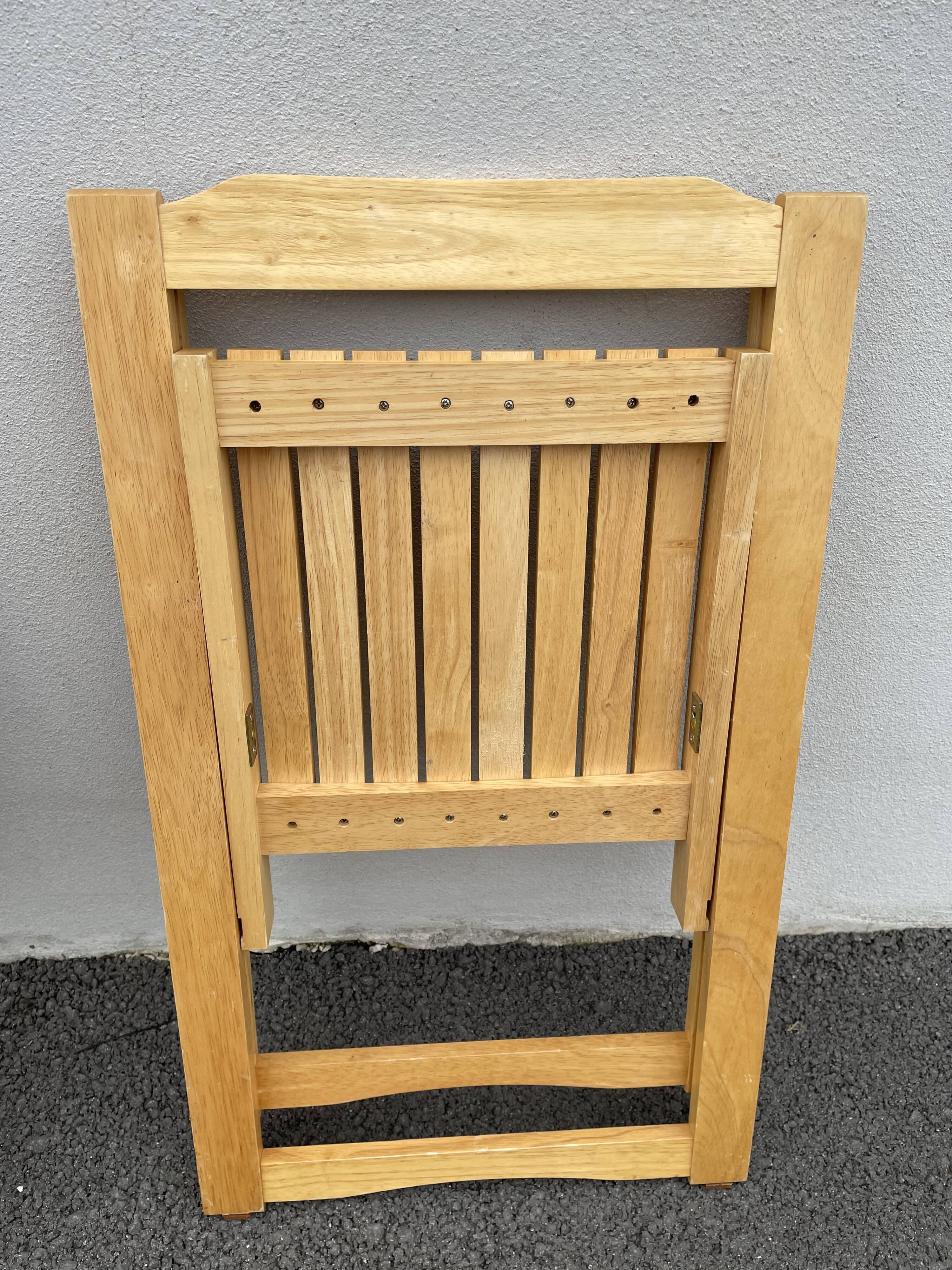 Vintage folding chairs