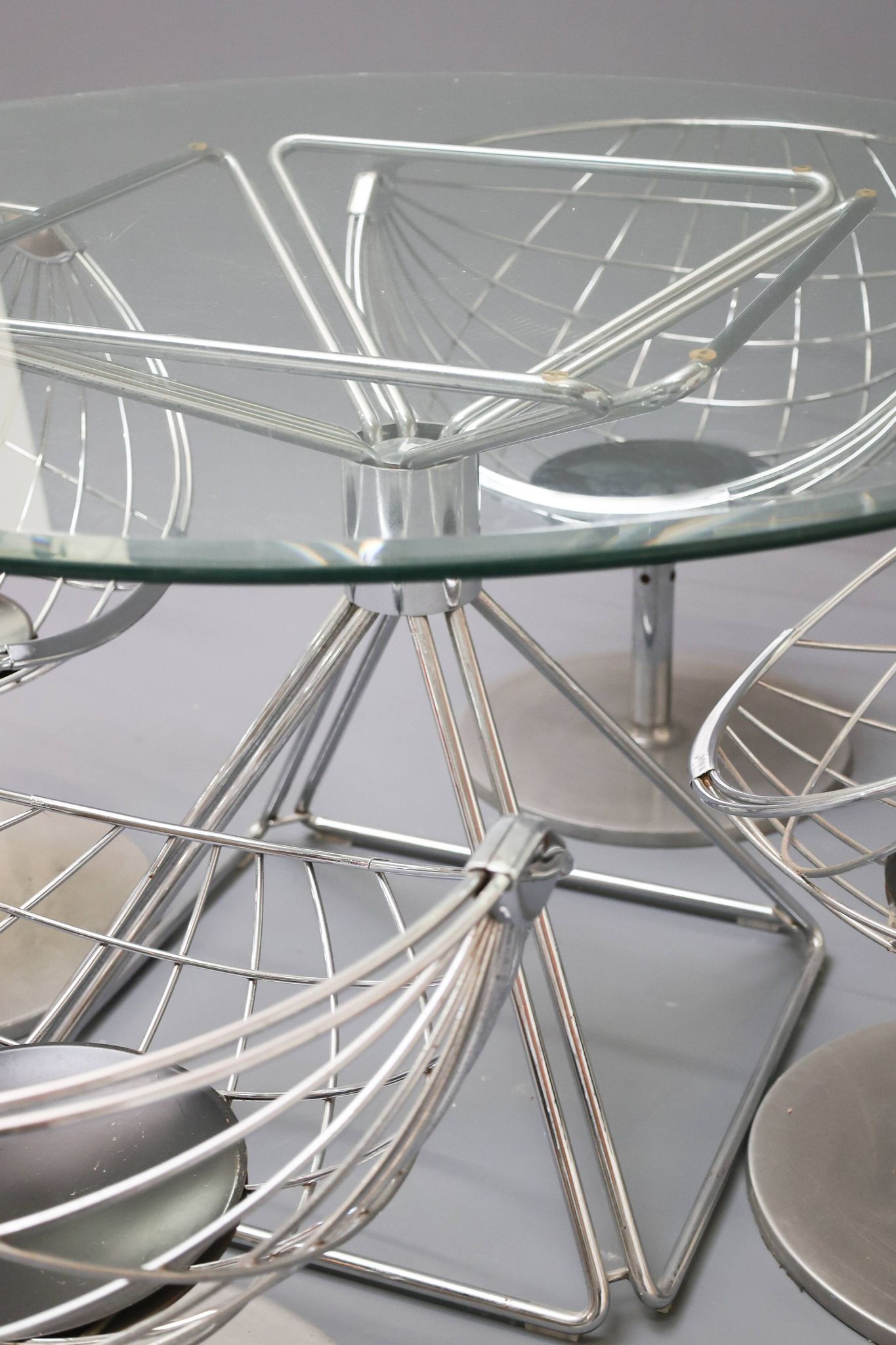 Rudi Verelst for Novalux - Dining set, 1980s.