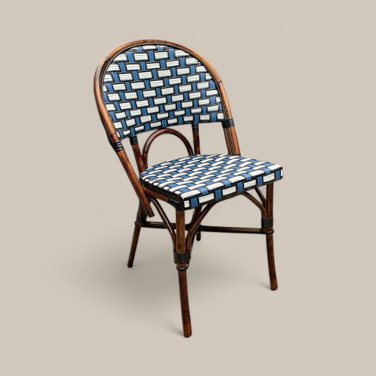 6 rattan bistro chairs