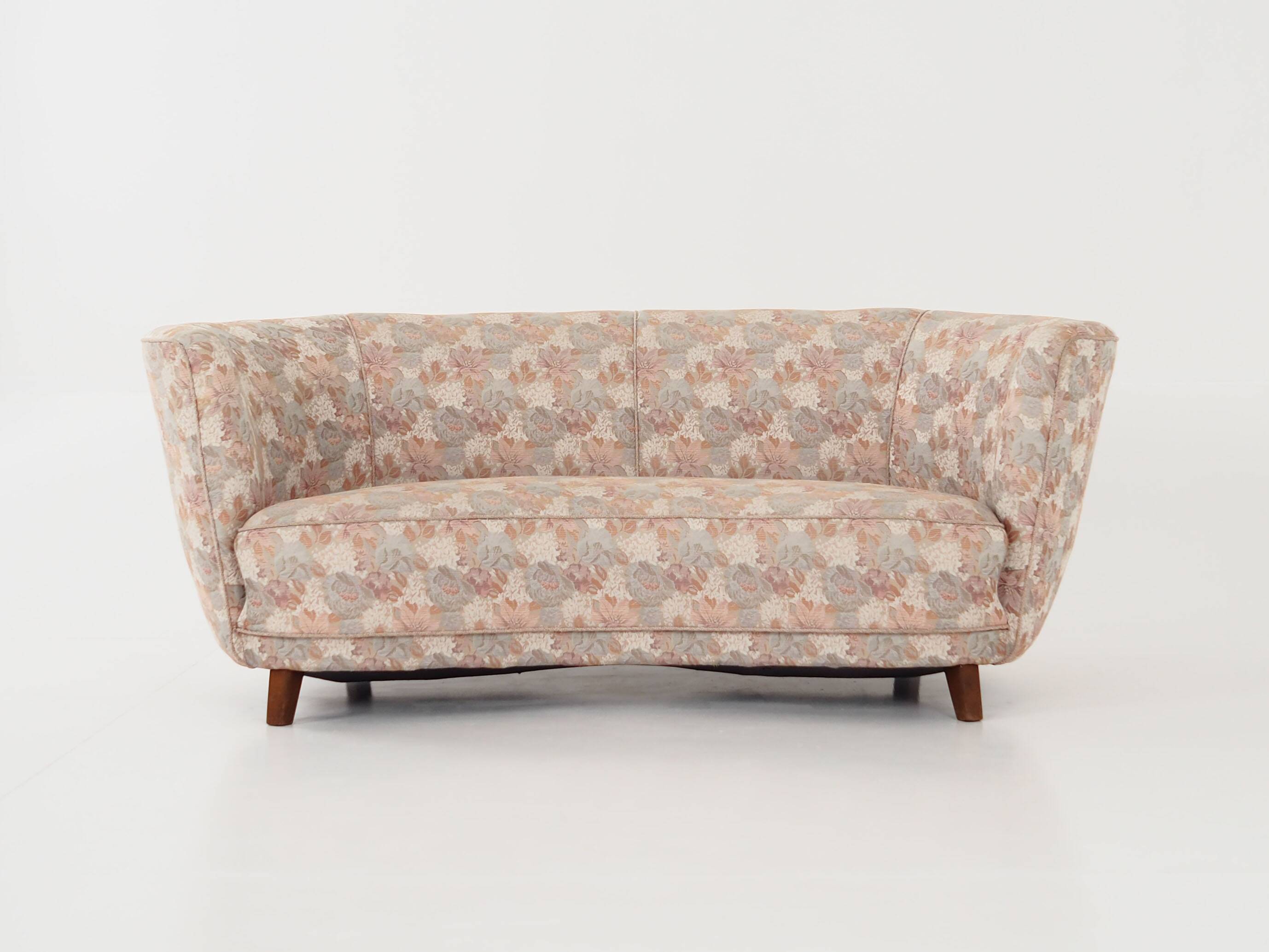 Canapé Banana, design danois, années 1970, production : Danemark