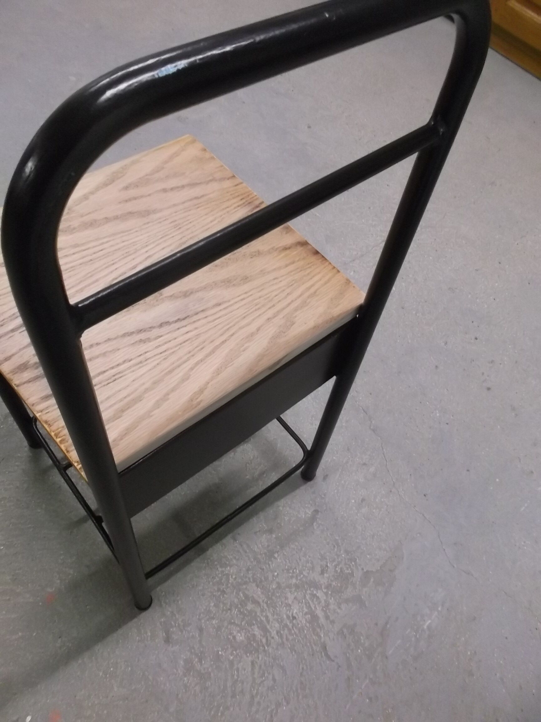 Bedside chair industrial boarding