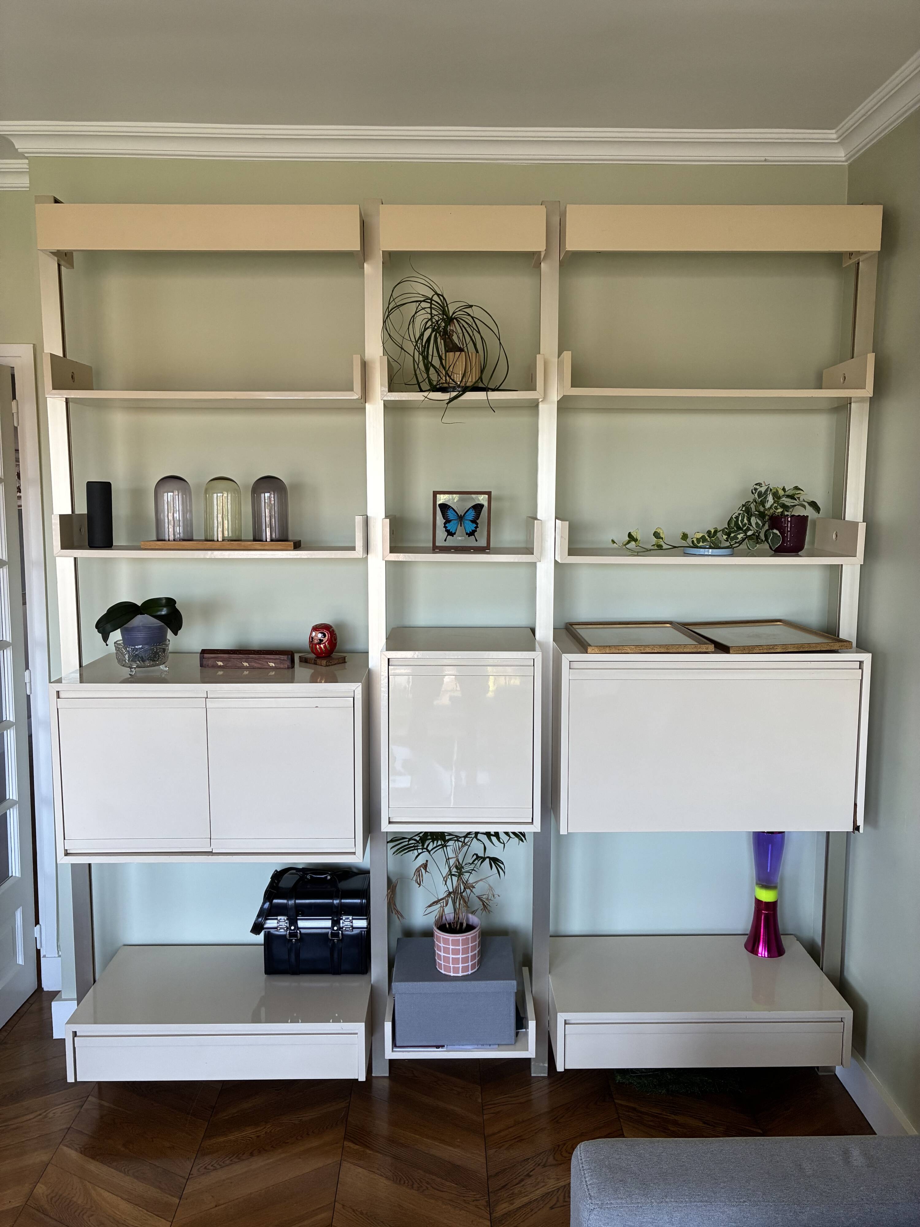Ligne Roset, complete modular wall unit - Michel Ducaroy