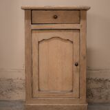 Antique oak bedside table
