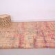 Peach Vintage Moroccan Rug 180 x 253 cm - Handmade Berber Wool Rug - Boho