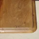 Square table in solid walnut