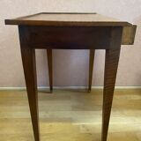 Small walnut writing table. 1 drawer, excellent condition.