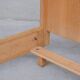 Guillerme et Chambron French Mid-Century Oak Single Bed