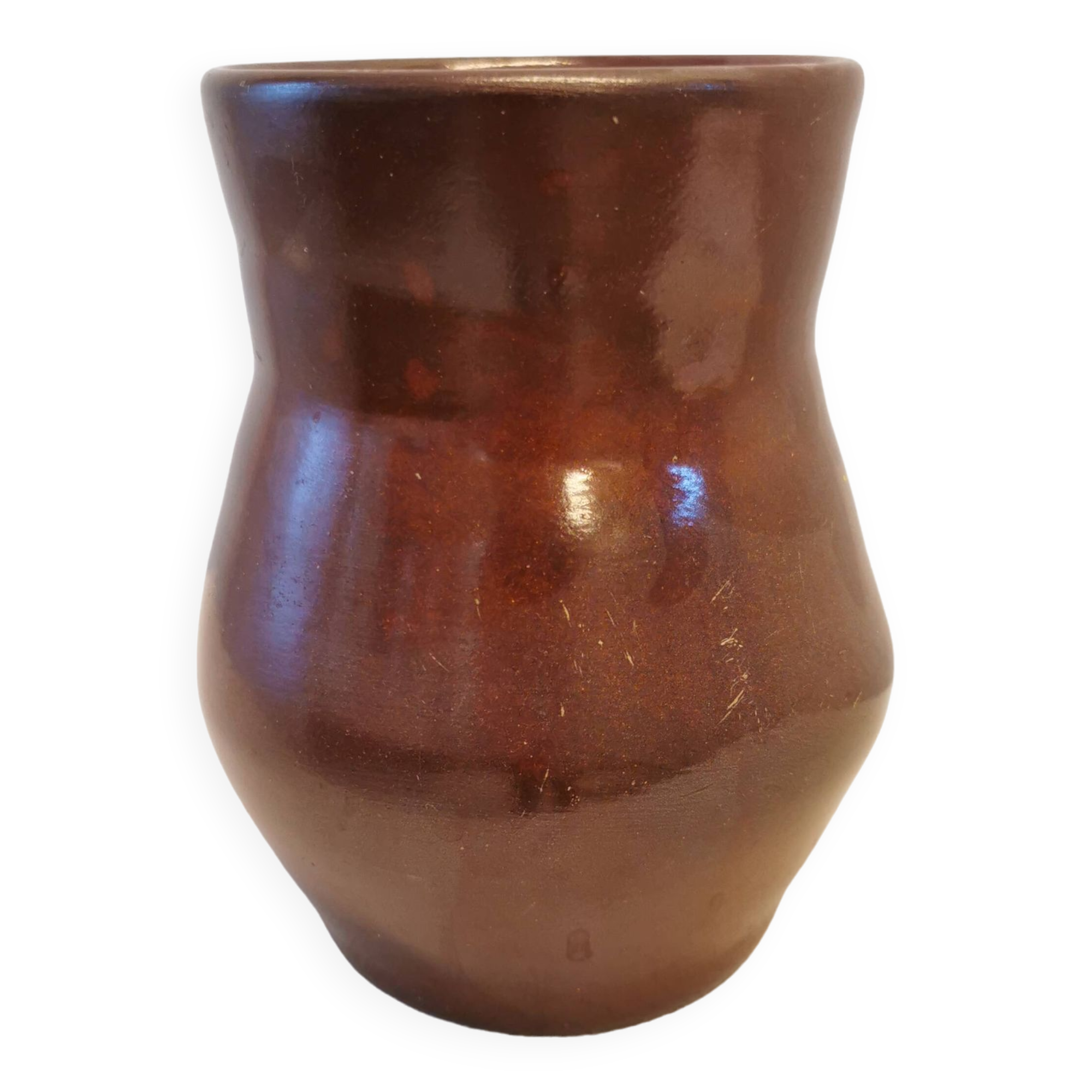 Glazed ceramic vase
