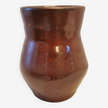 Glazed ceramic vase