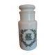 Opaline glass pot - vintage
