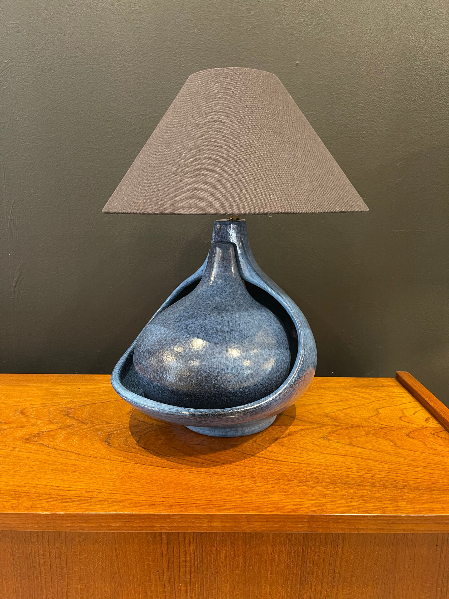 Ceramic lamp by Fred and Andrée Stocker 1960