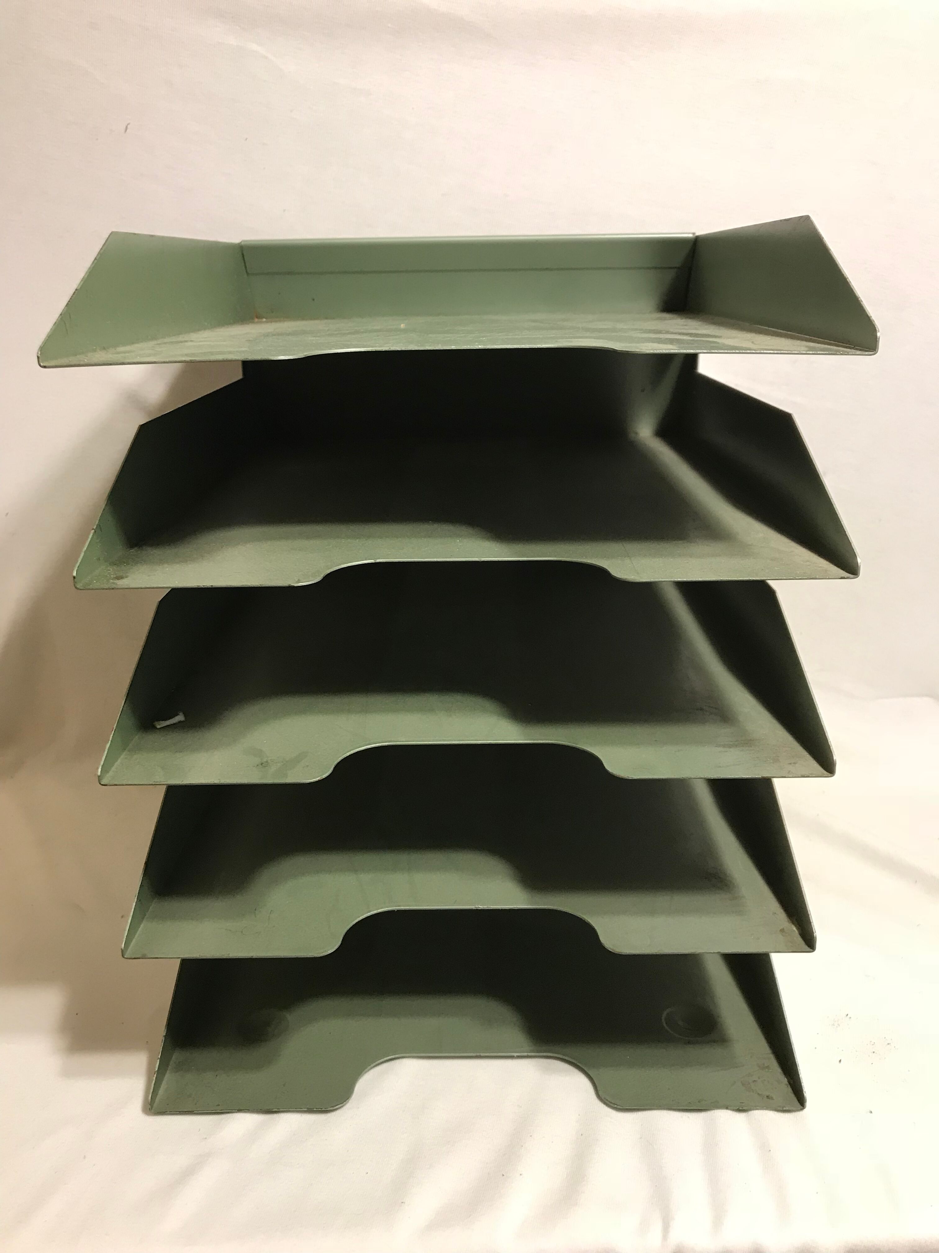 Old locker door documents Colombia metal