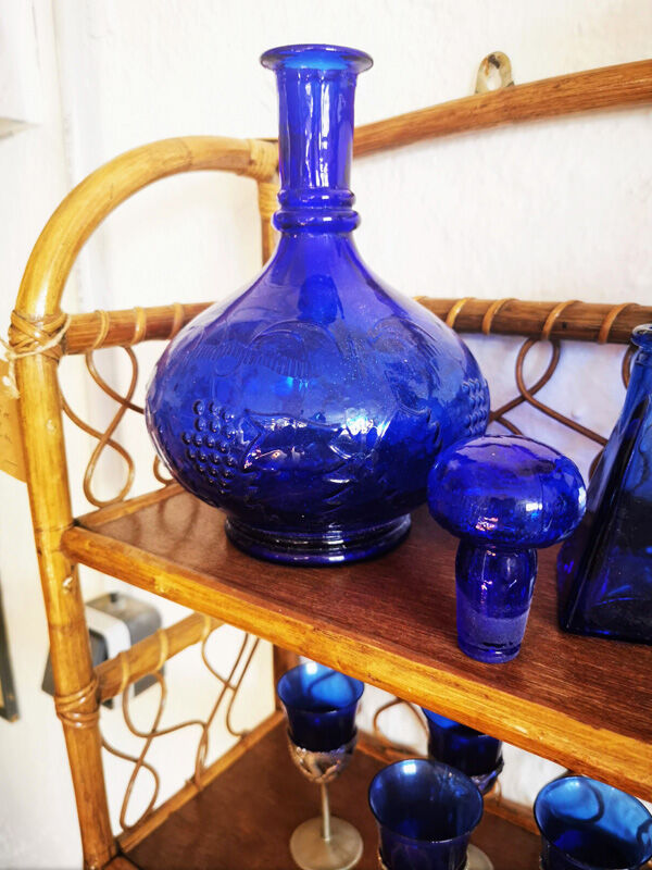 Blue carafe