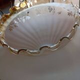 Frosted and smoked glass globe