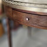 Louis XVI style bouillotte table in mahogany from the early 20th century