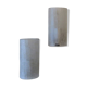 Pair of Doria Leuchten frosted crackled glass and teak wall lights, 1960s