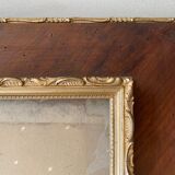 Large old wood and gilded frame