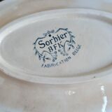 Plat de sercive ovale