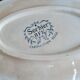 Oval serciviate dish