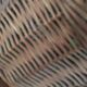 Woven wicker basket