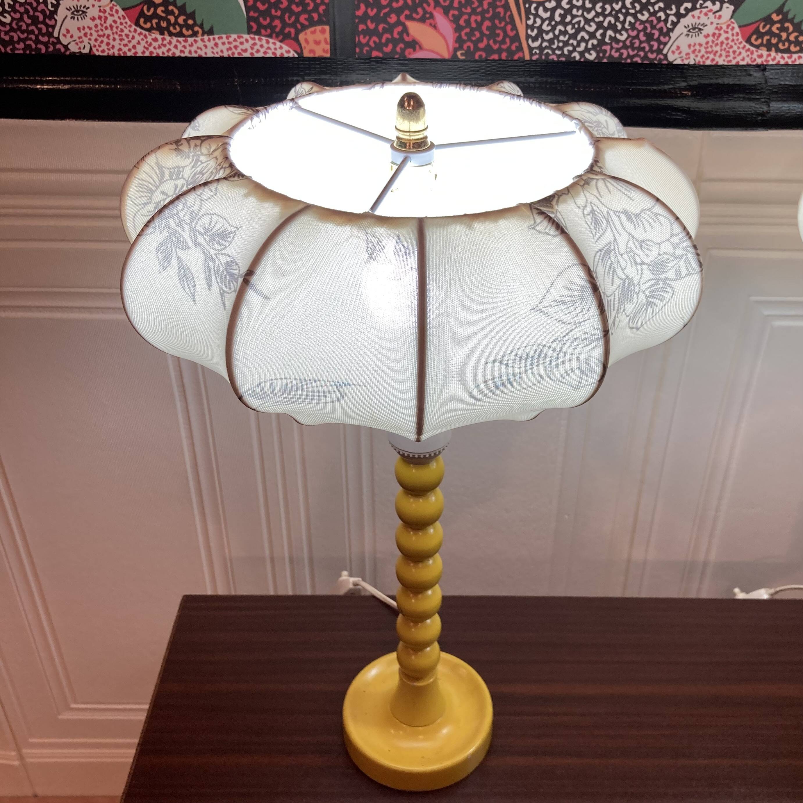 Pair of Scandinavian design lamps from the 1960s.