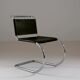 MR chair in leather by Ludwig mies Van der Rohe